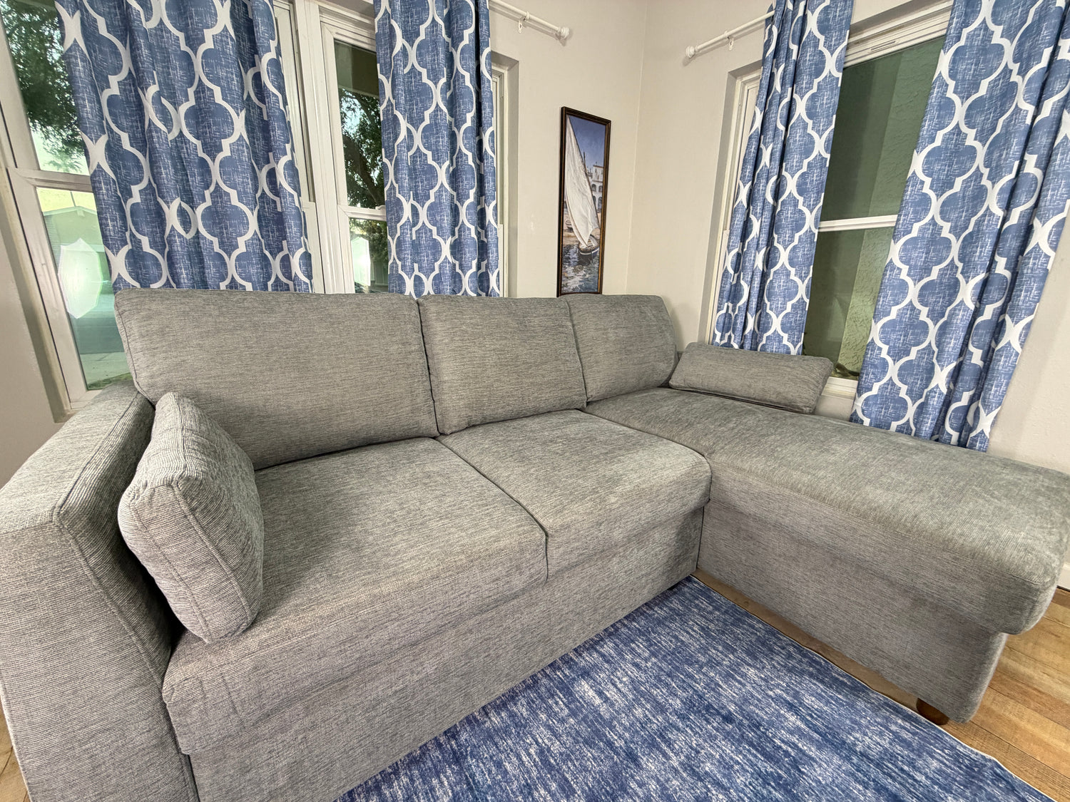 Grey Coddle Luke Sectional