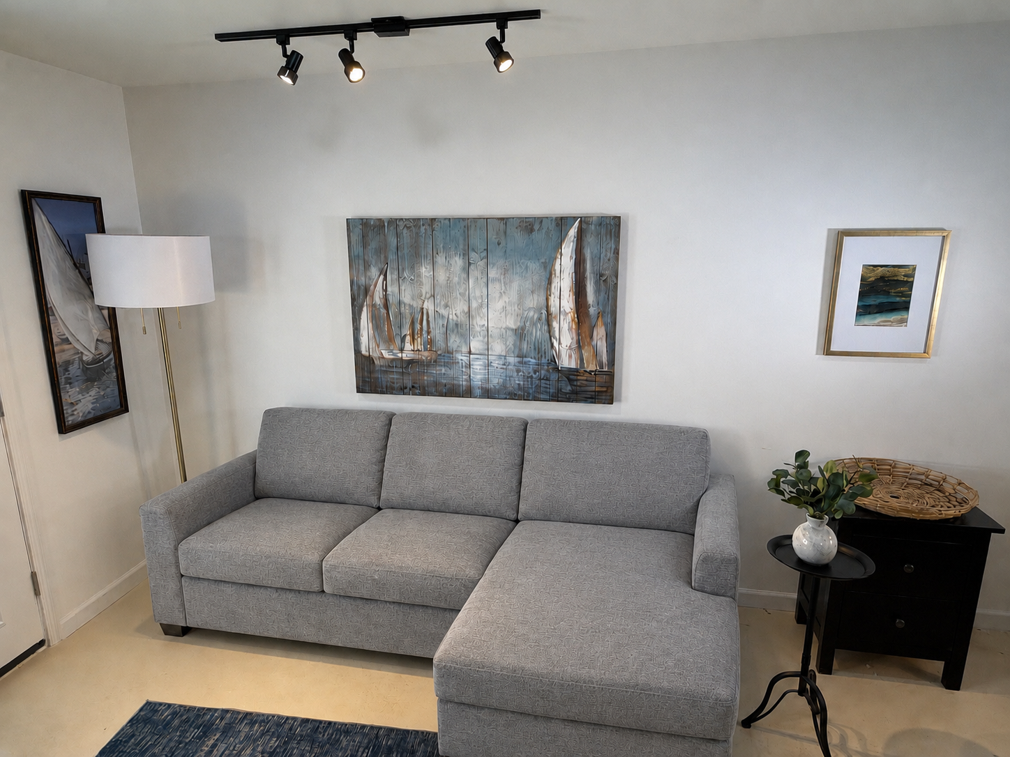 LUKE SOFA CHAISE GRAY