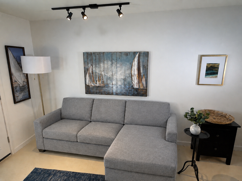 LUKE SOFA CHAISE GRAY