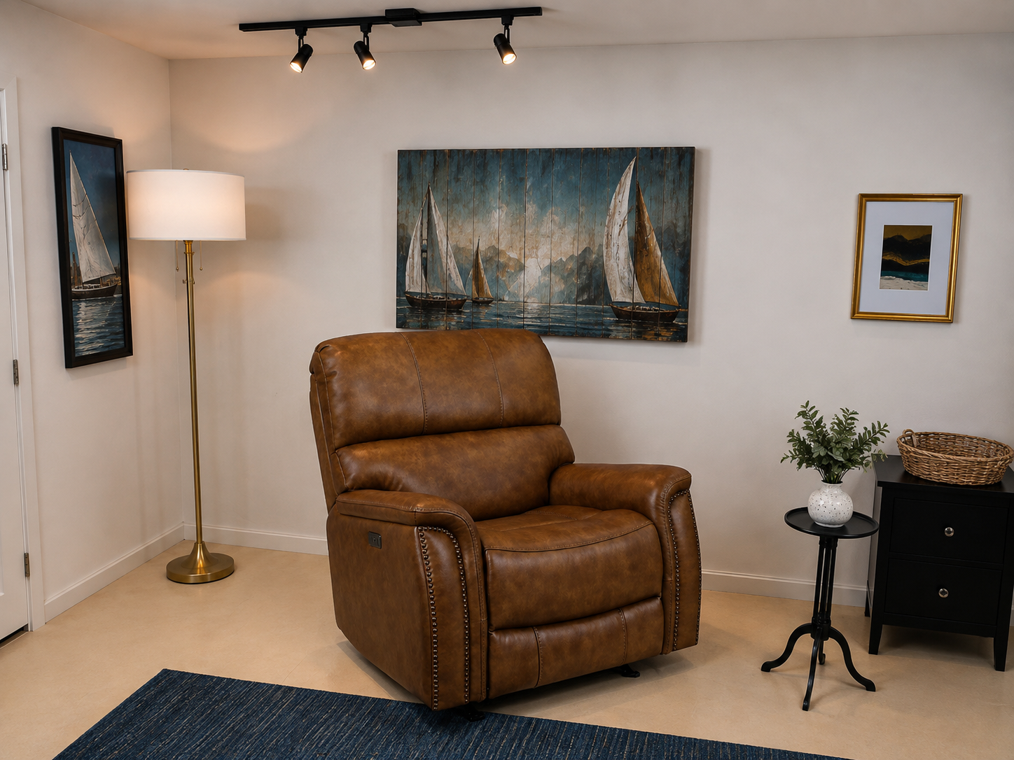 PRESLEY LEATHER RECLINER