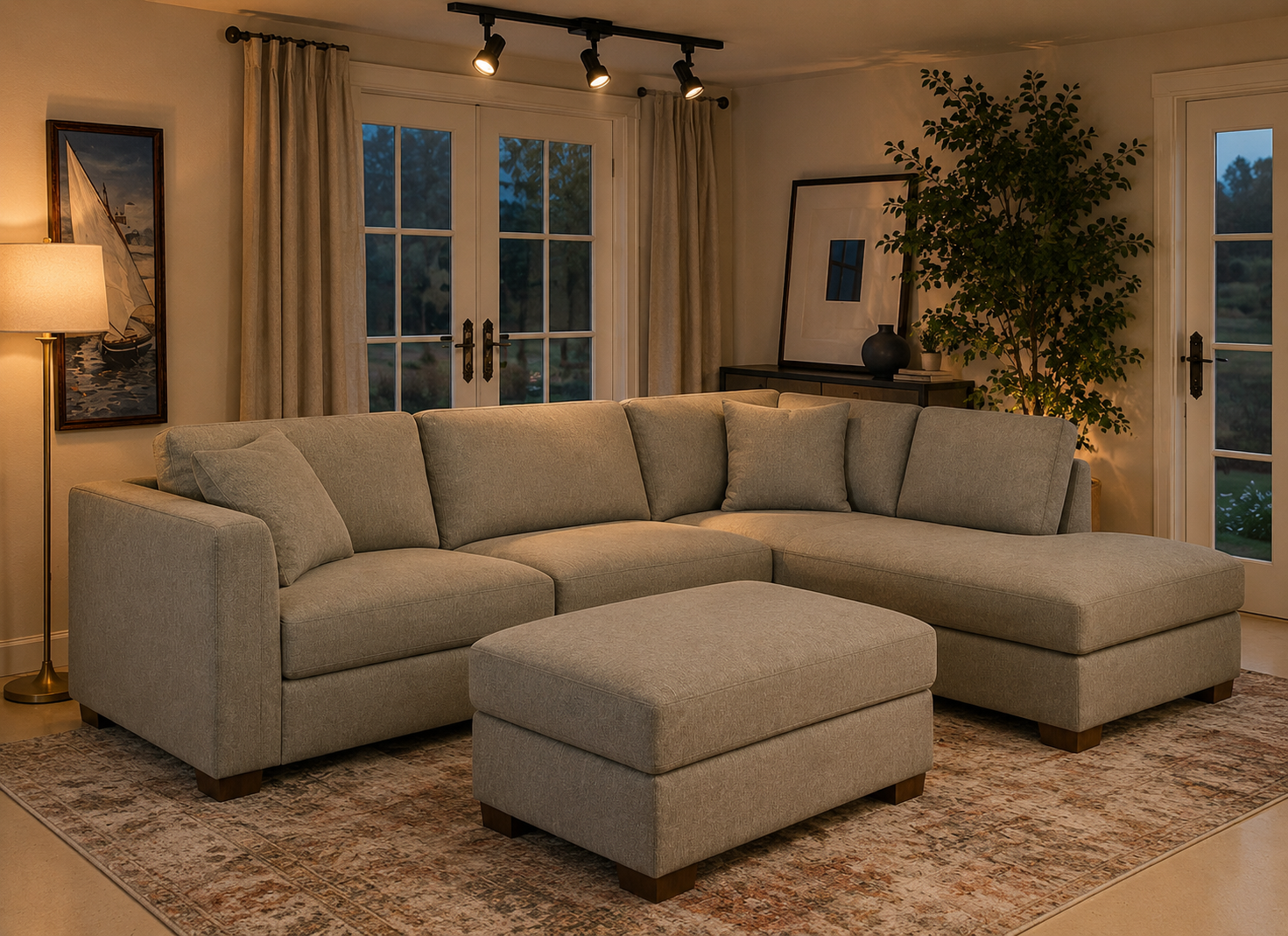WALSEN 3PC SECTIONAL WITH