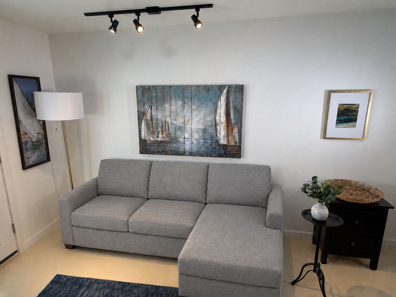 CAMERON SOFA CHAISE GRAY