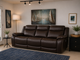 HARVEY LEATHER PWR SOFA
