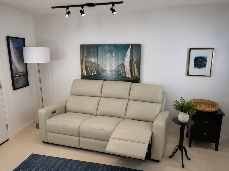 KRAMER LTHR PWR SOFA